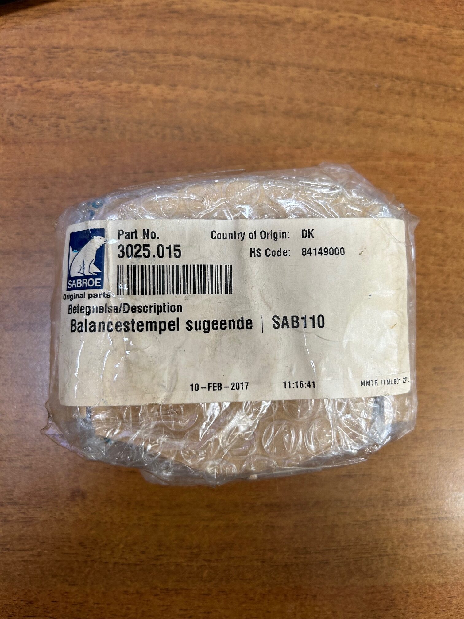 Балансировочный поршень Sabroe 3025.015
